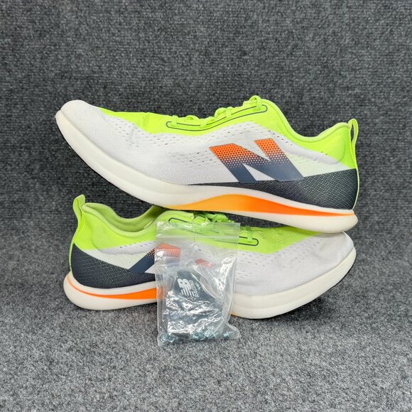 New Balance FuelCell SuperComp MD-X v3 Track Shoe Men Size 12 White Carbon Fiber main image 13